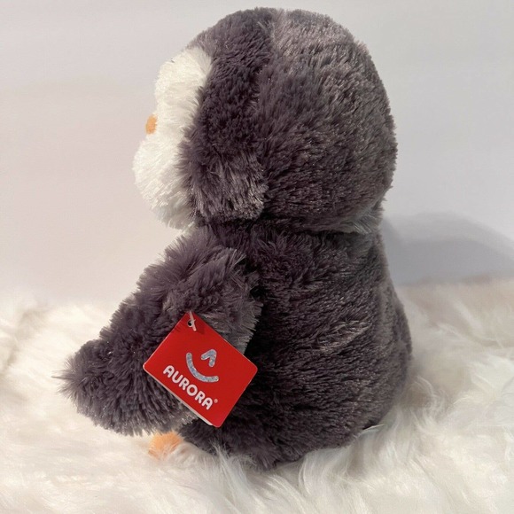 NWT Aurora World Gray ‘Paddy’ Penguin Plush Stuffed Animal Toy #07892 - Picture 5 of 10